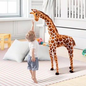 OHKIDS giraffe with bird companion sparks imaginative wildlife play