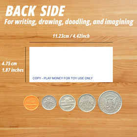 OHPROCS coin textures help kids identify values by touch and sight