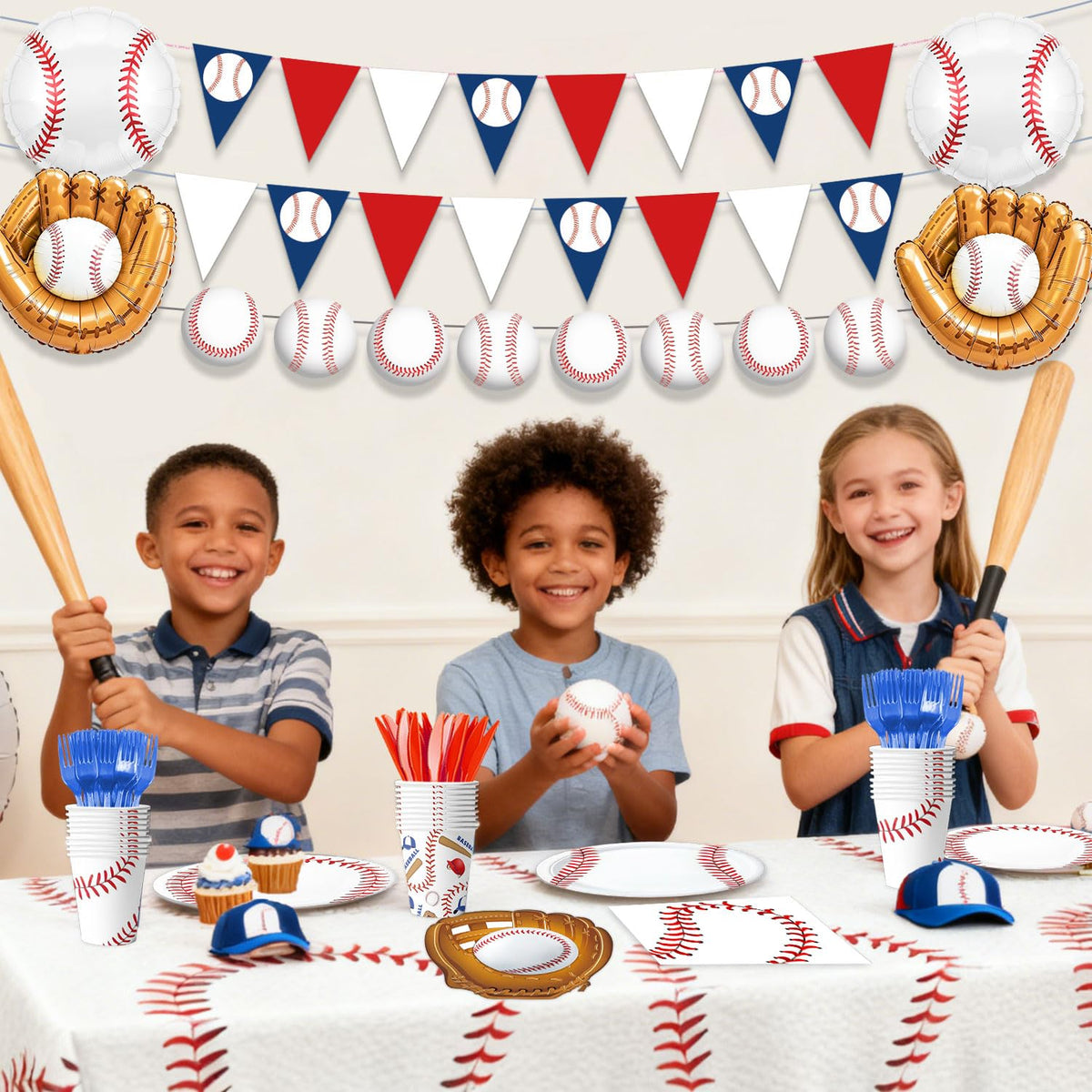 Oigco baseball banner creates a photo-worthy backdrop