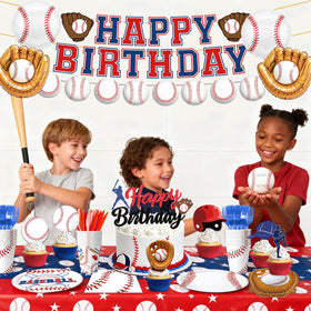 Oigco baseball honeycomb centerpieces add vertical wow factor