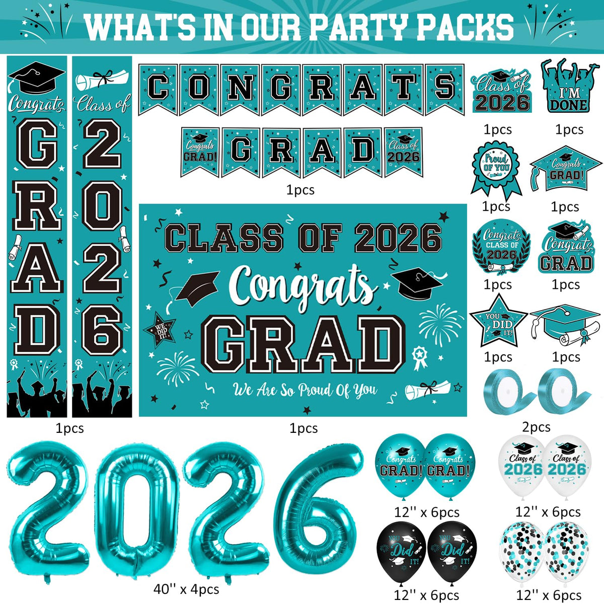 Oigco porch signs showcase a warm welcome for guests at graduation.