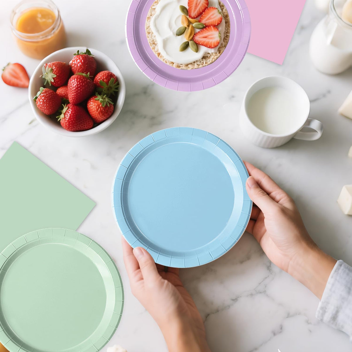 Oigco multiuse pastel decor ideas for cohesive party aesthetics.