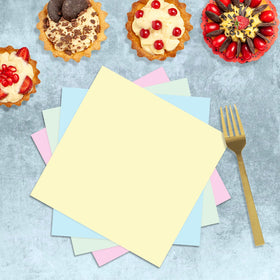 Oigco thick paper plates provide sturdy service for meals.
