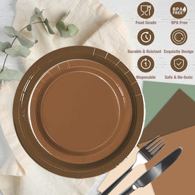 Oigco woodland napkins 50-pack providing mess-free dining at gatherings.
