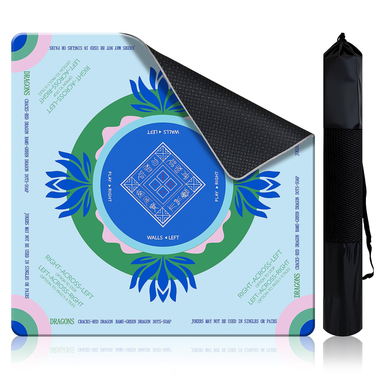 Oiikain Mahjong Mat lightweight odor-free design for easy transport.
