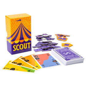 Oink Games Scout card play shows fast, tense hand management for quick family rounds.