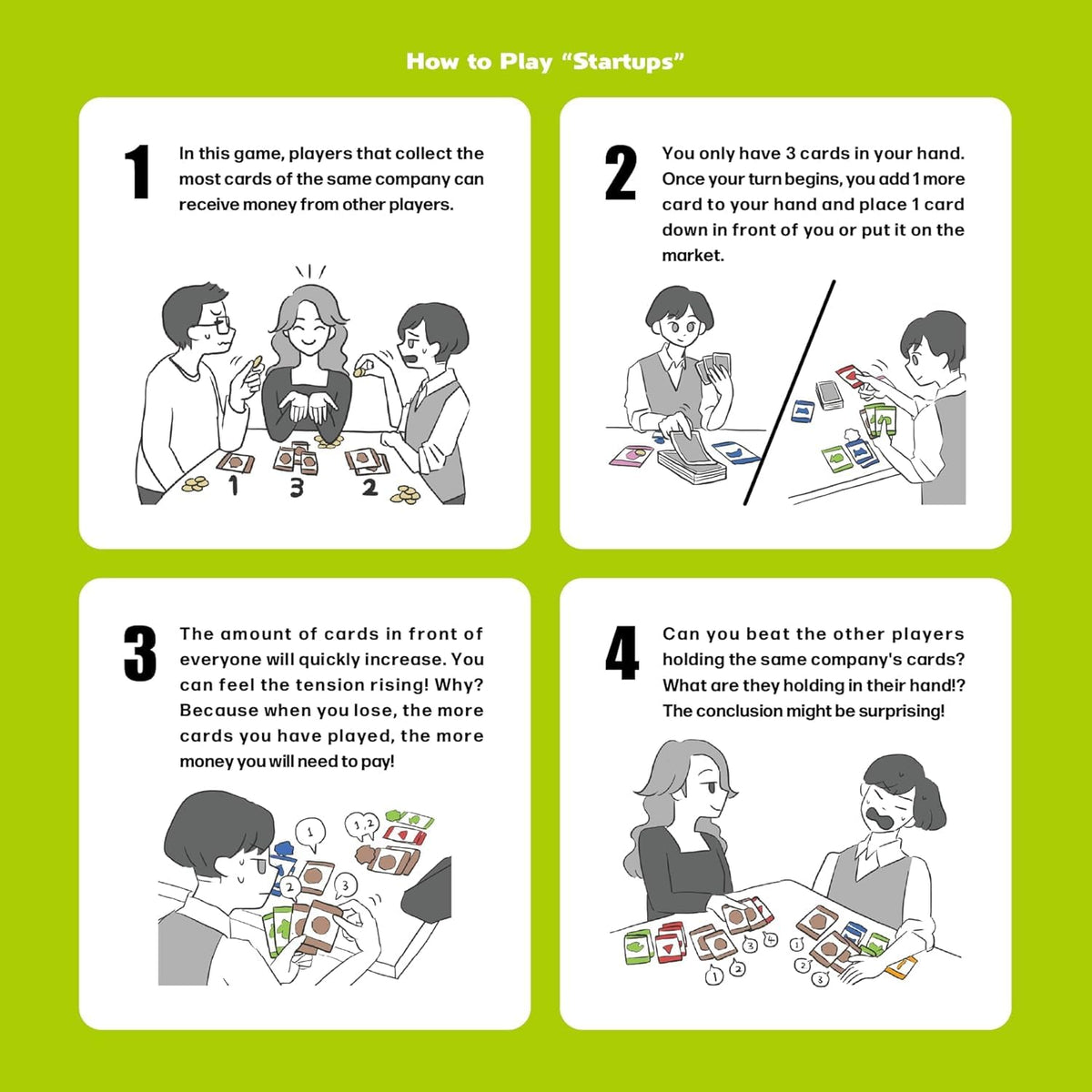 Oink Games Startups player cards in hand, enabling fast, strategic rounds.