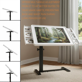 OIRBOEUS 37x26 inch work surface supports up to 1500 pieces.