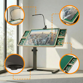 OIRBOEUS Puzzle Table includes a protective puzzle cover to guard your progress.