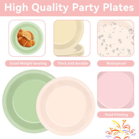 Oitnlaughter gold 7in plates add sparkle to celebrations and desserts