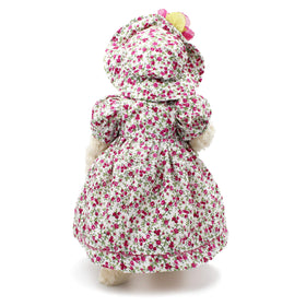 oitscute teddy bear pink dress playful outfit for dress-up play