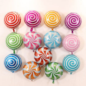 Oiuros 18-inch doughnut candy balloon with bright candy-theme appeal