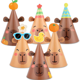 ojustbeok capy cone hats show six-style variety for festive party photos