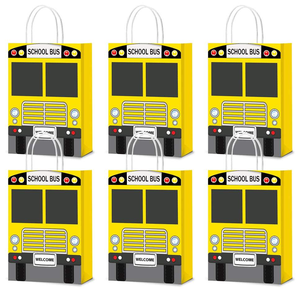 ojustbeok school bus goodie bags design showing cheerful party visuals