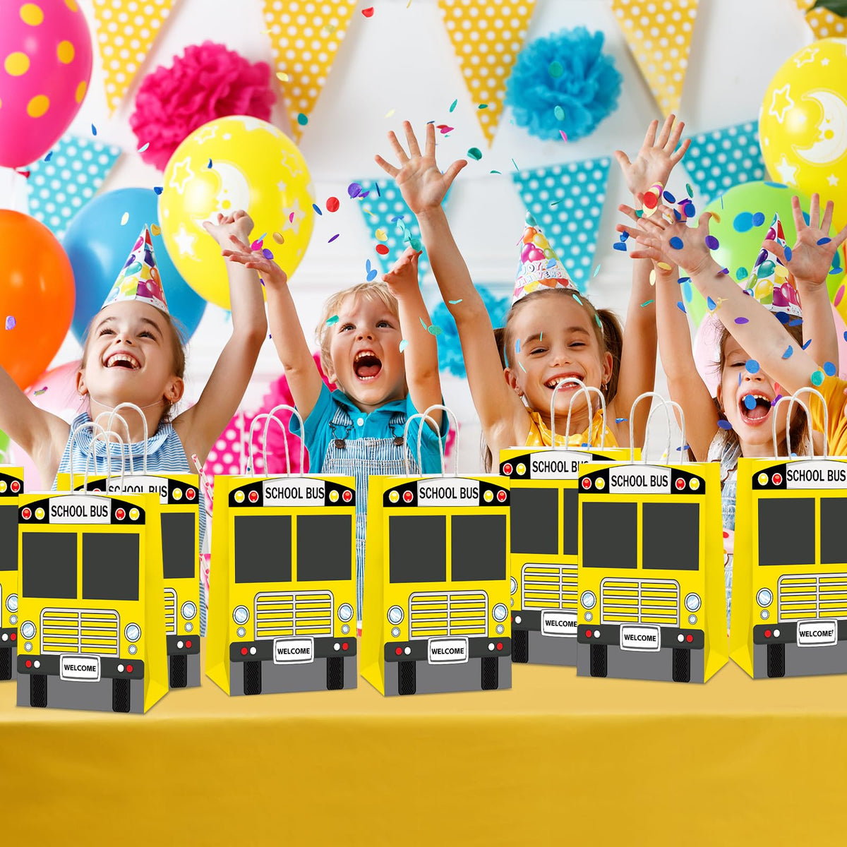 ojustbeok school bus goodie bags packaging ready for gift distribution