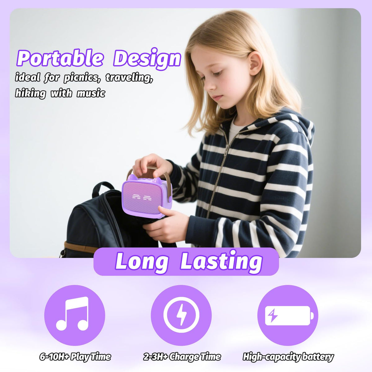 Okaloka compact design is travel-ready for on-the-go singing