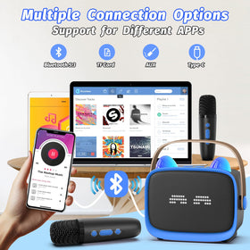 Okaloka blue Bluetooth 5.3 connection ensures smooth wireless streaming.