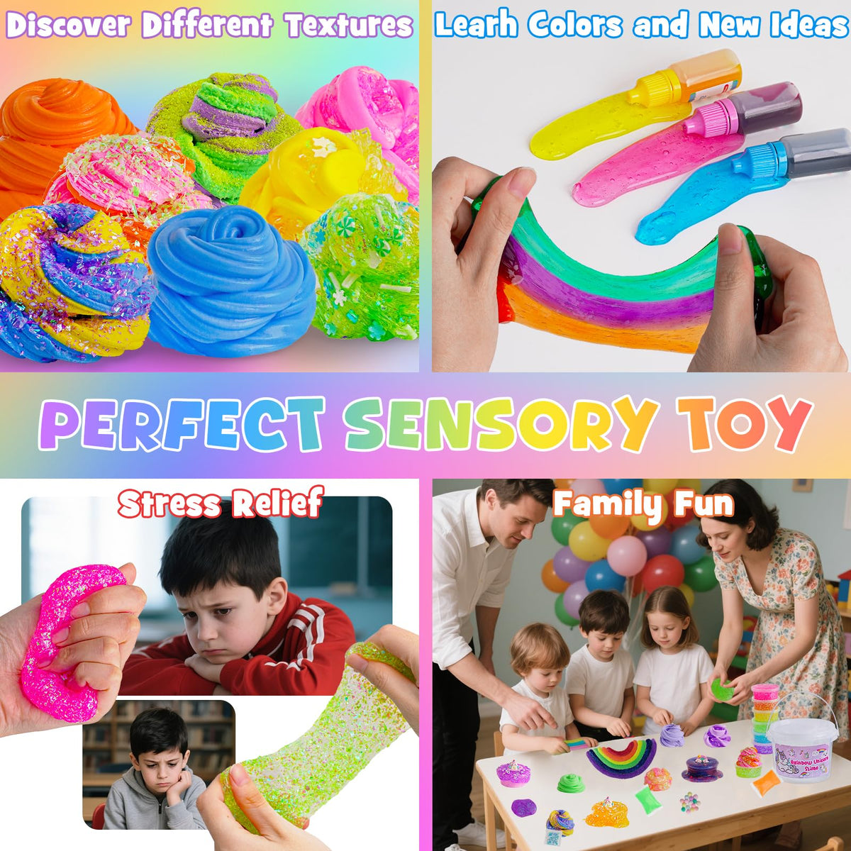 Okaybee kid-friendly slime with safe ingredients and supervised play guidelines.