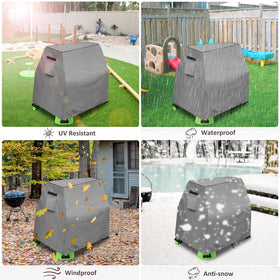 Okcool water table cover adjustable windproof straps for secure placement
