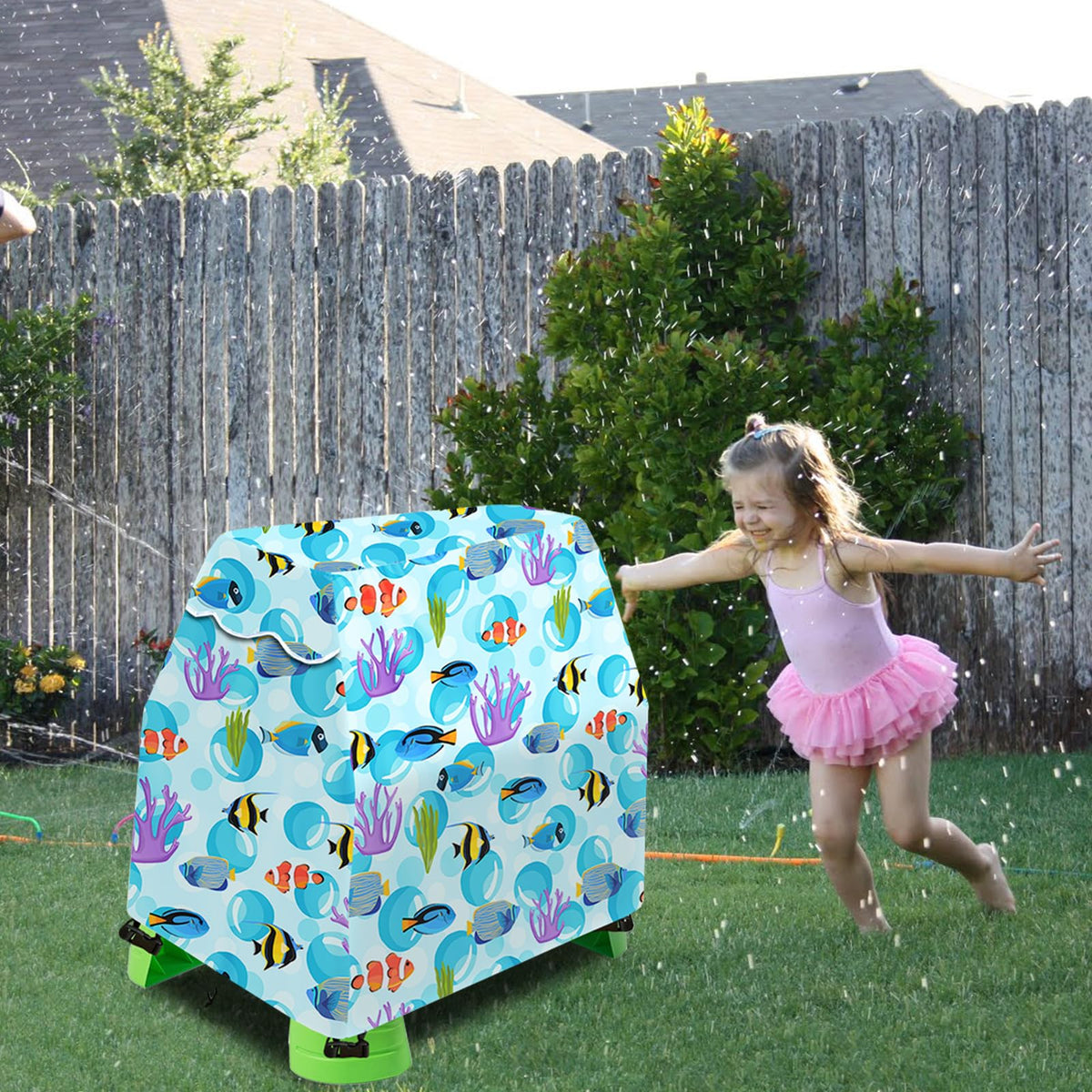 Okcool water table cover helps keep water clean from leaves and dust.