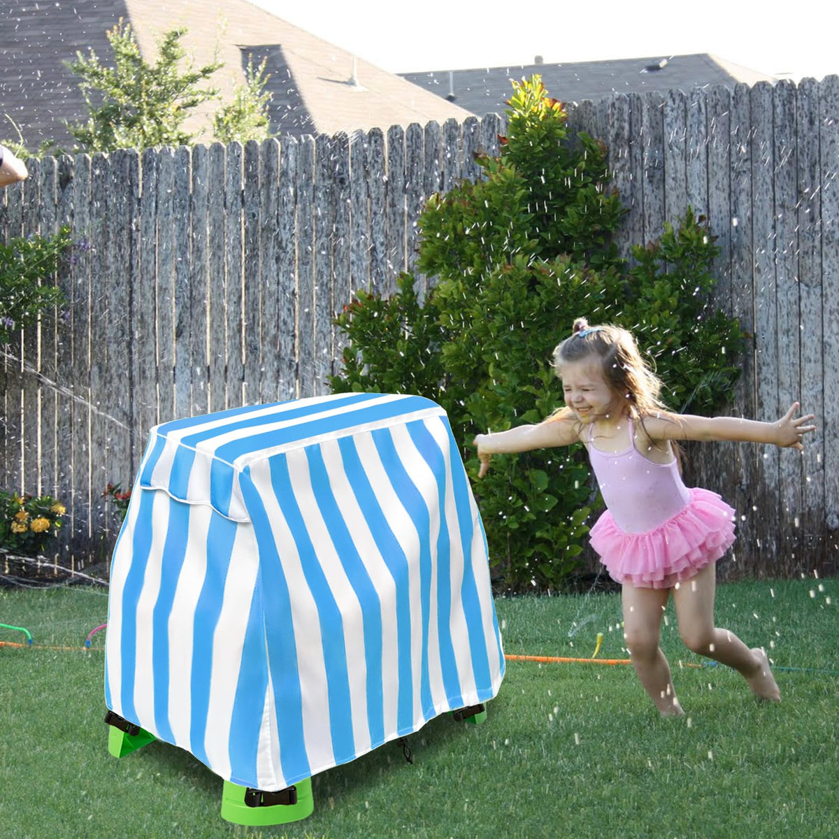 Okcool cover is easy to wipe clean after splash time