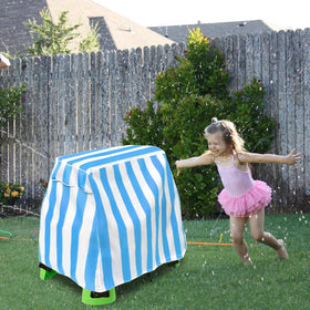 Okcool cover is easy to wipe clean after splash time