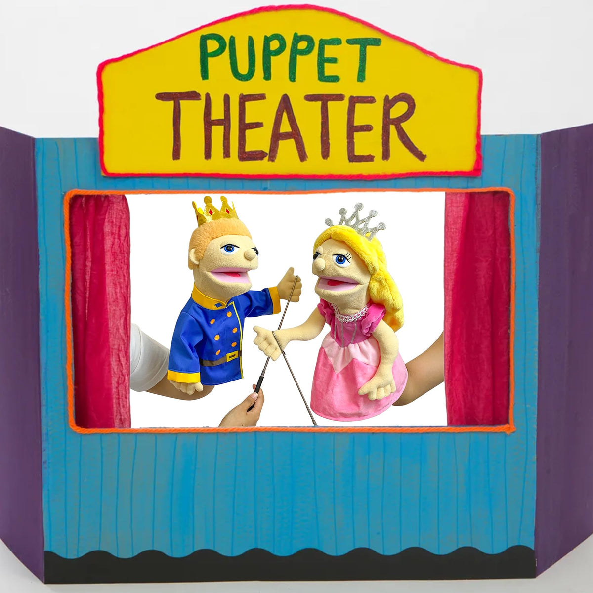 okegztoa 16-inch puppet with detachable clothing for quick costume changes and imagination