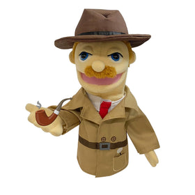 okegztoa 16inch multi-ethnic puppet showcasing diverse characters for inclusive play