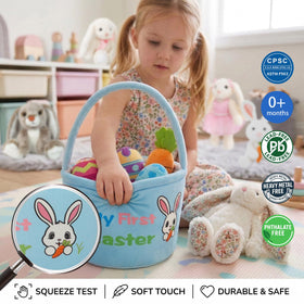 okegztoa Bunny Egg Plush 2 colorful egg for sorting and grasping