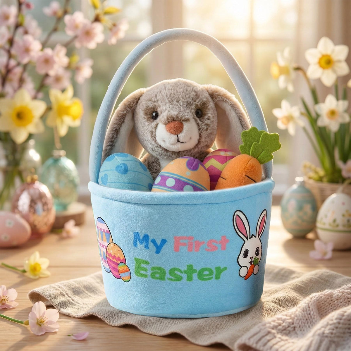 okegztoa Bunny Portable Storage Bag easy to pack for travel