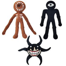 Okegztoa doors plush set, soft and poseable for play and display.