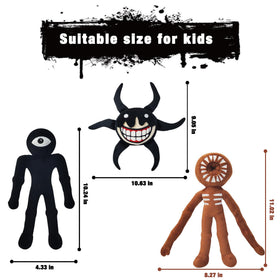 Okegztoa horror figure toy, highly detailed yet cuddly for collectors.