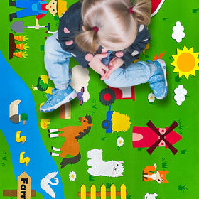 OKGIUGN children playing with felt pieces boosts fine motor play