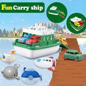 OKGIUGN mini cars included for dockside loading and racing play
