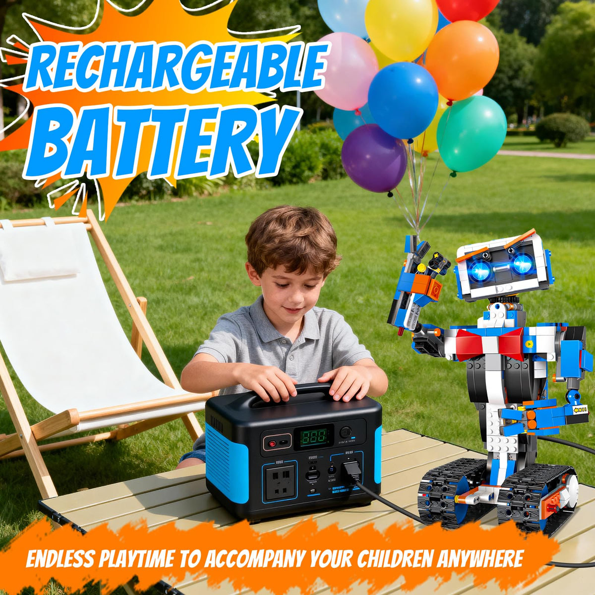 okk robot building toy 2.4ghz remote supports full directional movement