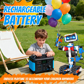 okk robot building toy 2.4ghz remote supports full directional movement