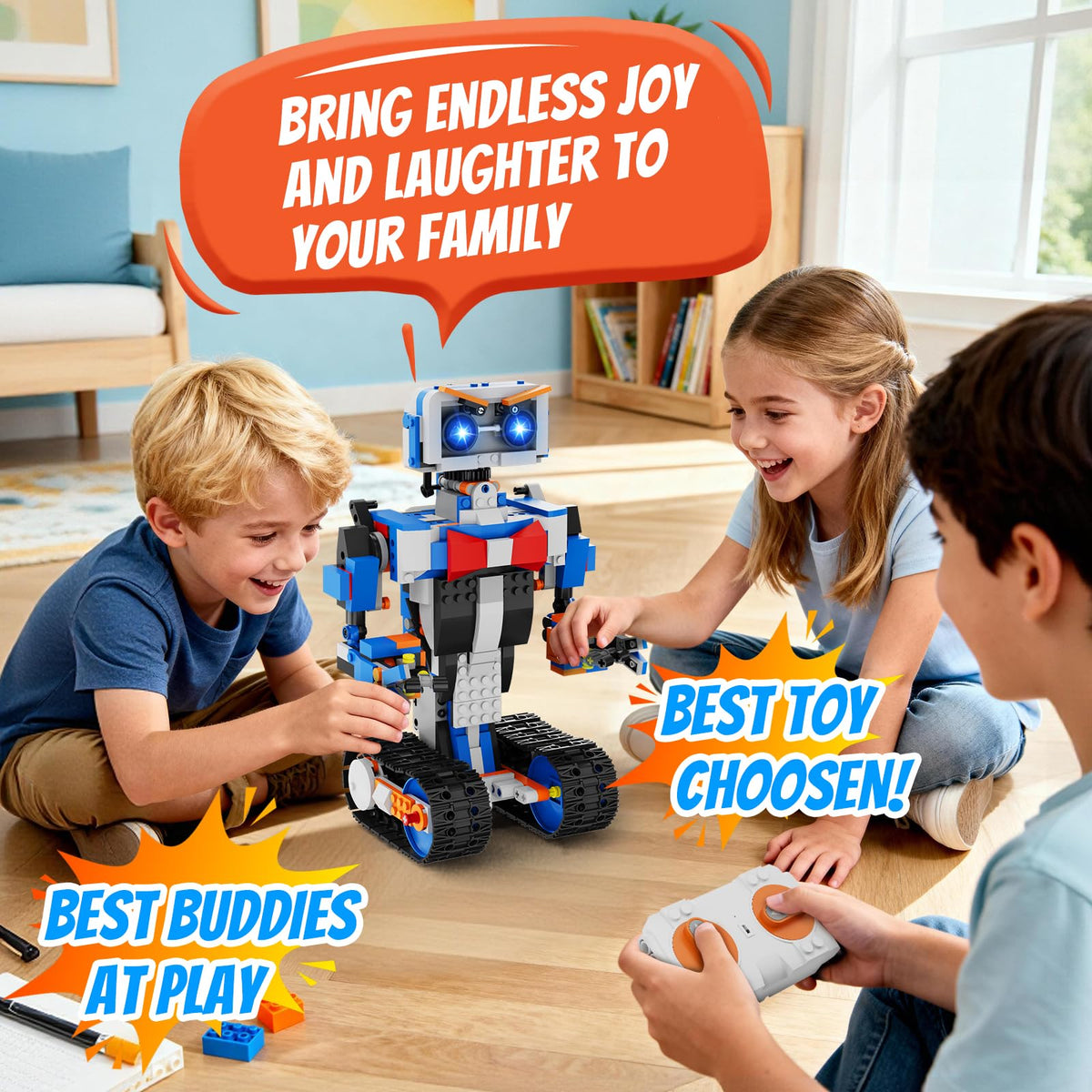 okk robot building toy snap-together parts enable creative construction