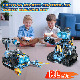 OKKIDY engineering robot shows modular builds for problem solving