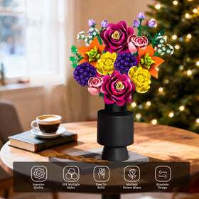 OKKIDY gift-ready flower kit—perfect present for birthdays or Mother's Day.