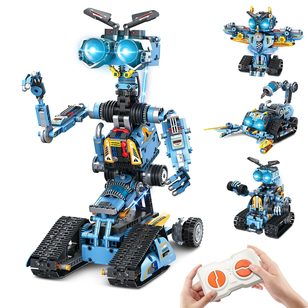 OKKIDY wall-climbing robot demonstrates hands-on STEM play with 813-piece kit