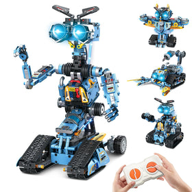OKKIDY wall-climbing robot demonstrates hands-on STEM play with 813-piece kit