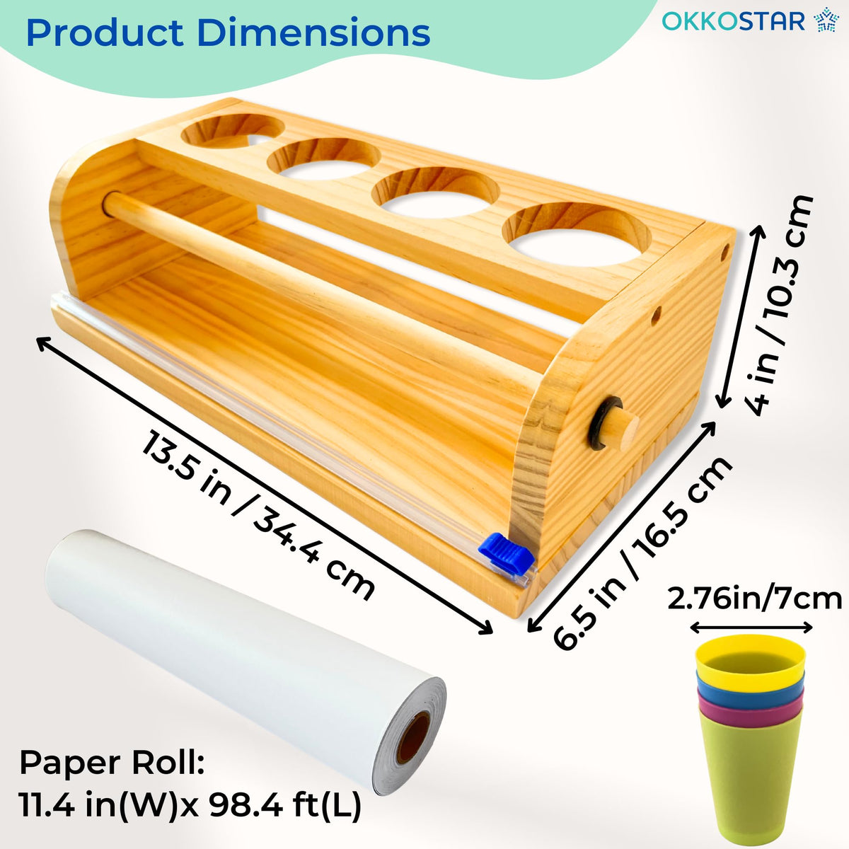 OKKOSTAR watercolor pens for smooth coloring and painting