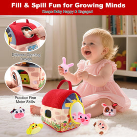 OKREVIEW Easter baby toys crinkle textures stimulate tactile curiosity and discovery.