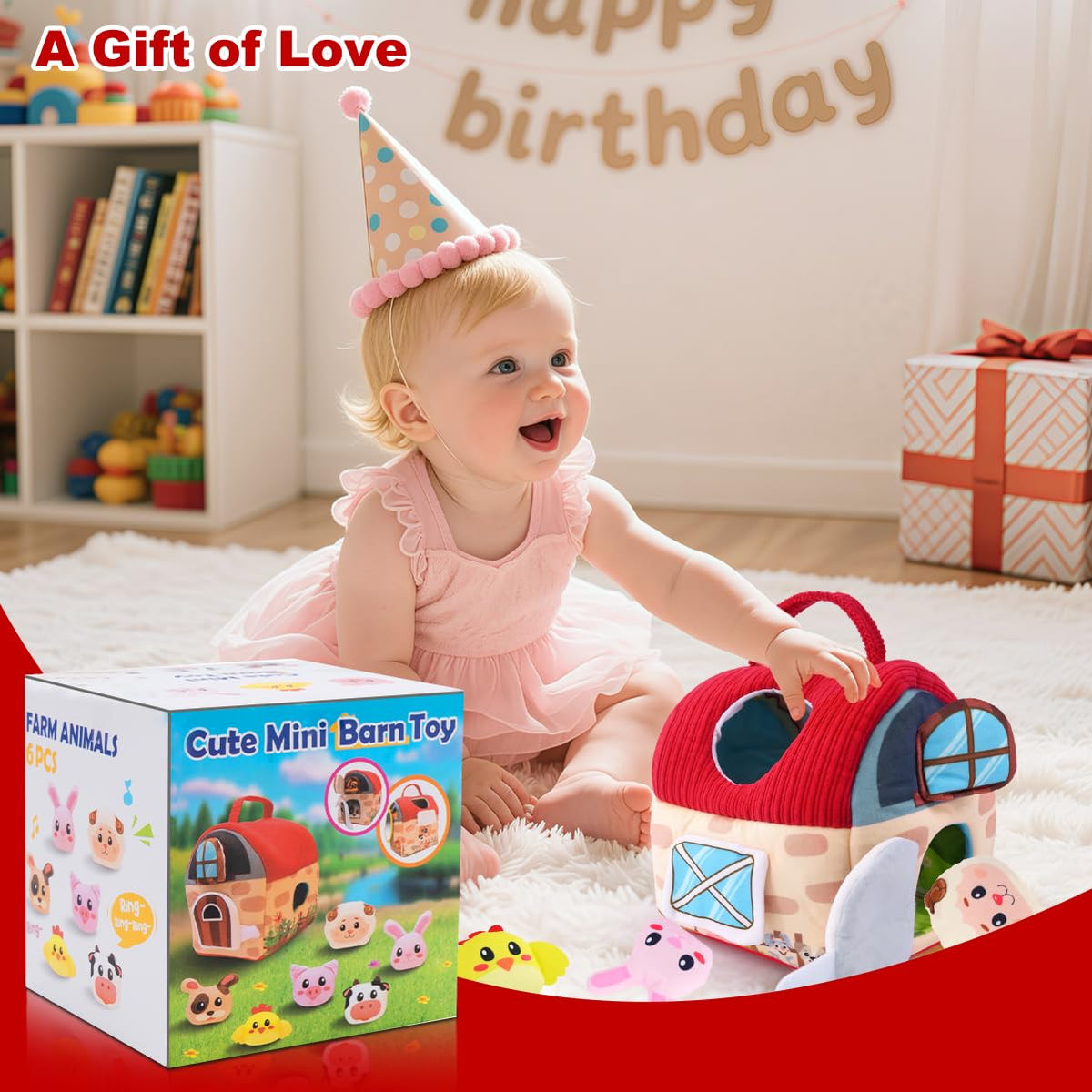 OKREVIEW Easter baby toys montessori-inspired design promotes independent exploration.