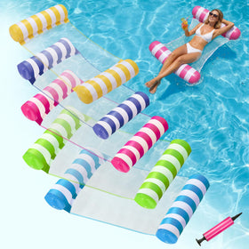OKSUWATER 5-pack pool floats in multicolor for parties and family lounging.