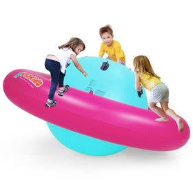 OLAKIDS 8FT inflatable dome rocker delivers family-friendly outdoor fun for kids.