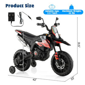 OLAKIDS Aprilia RX125 ride on, anti skid wheels delivering stable grip