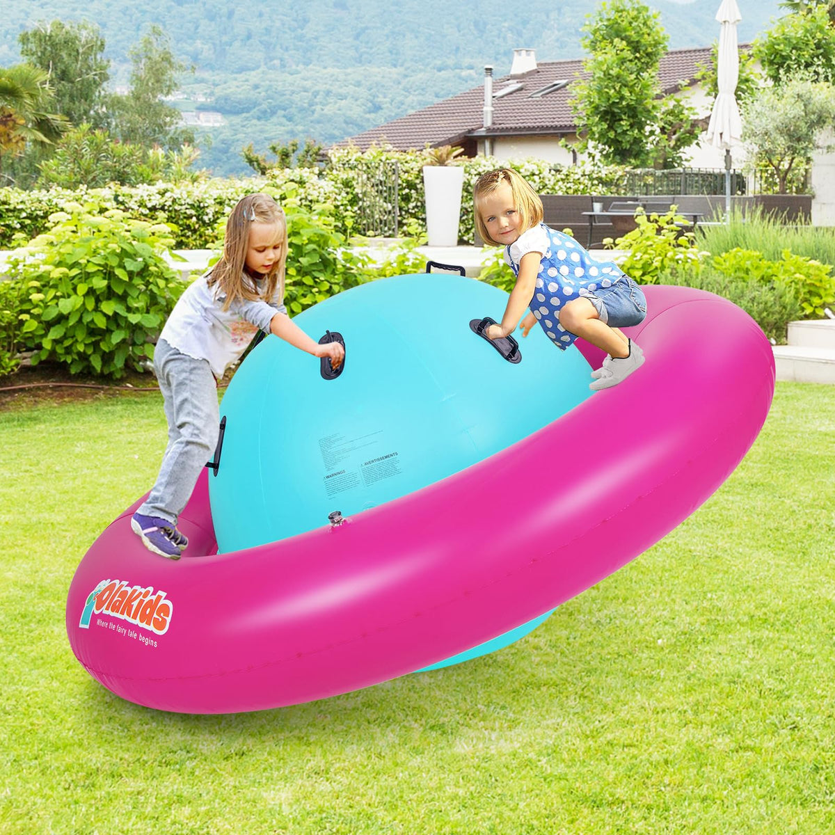 OLAKIDS dome rocker side view highlights a safe, sturdy design for playful climbs.