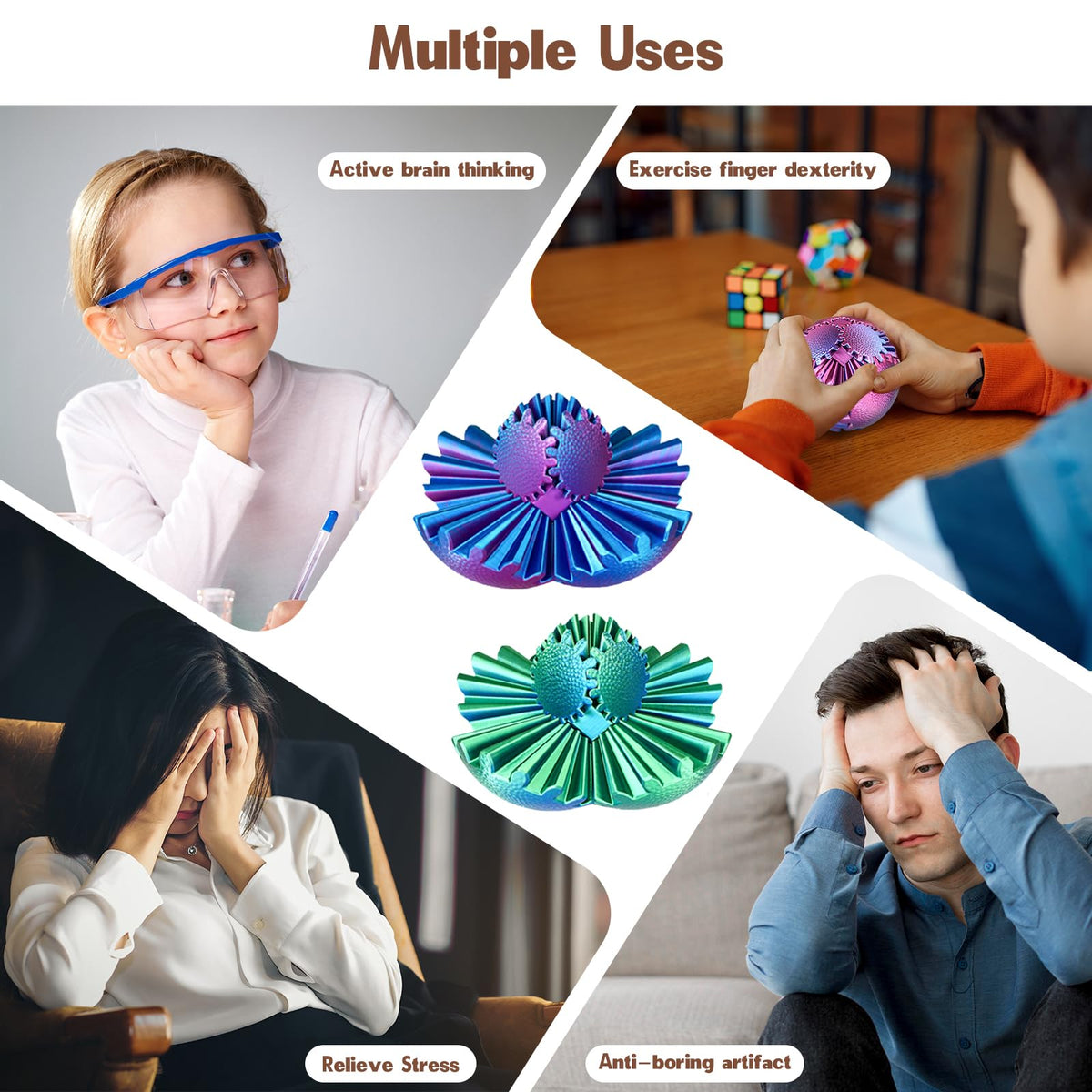 Olee Odee compact fidget ball fits pocket for on-the-go use