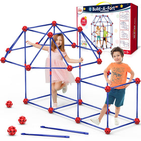OleFun fort-building-kit-assembly: durable parts support hours of imaginative construction.